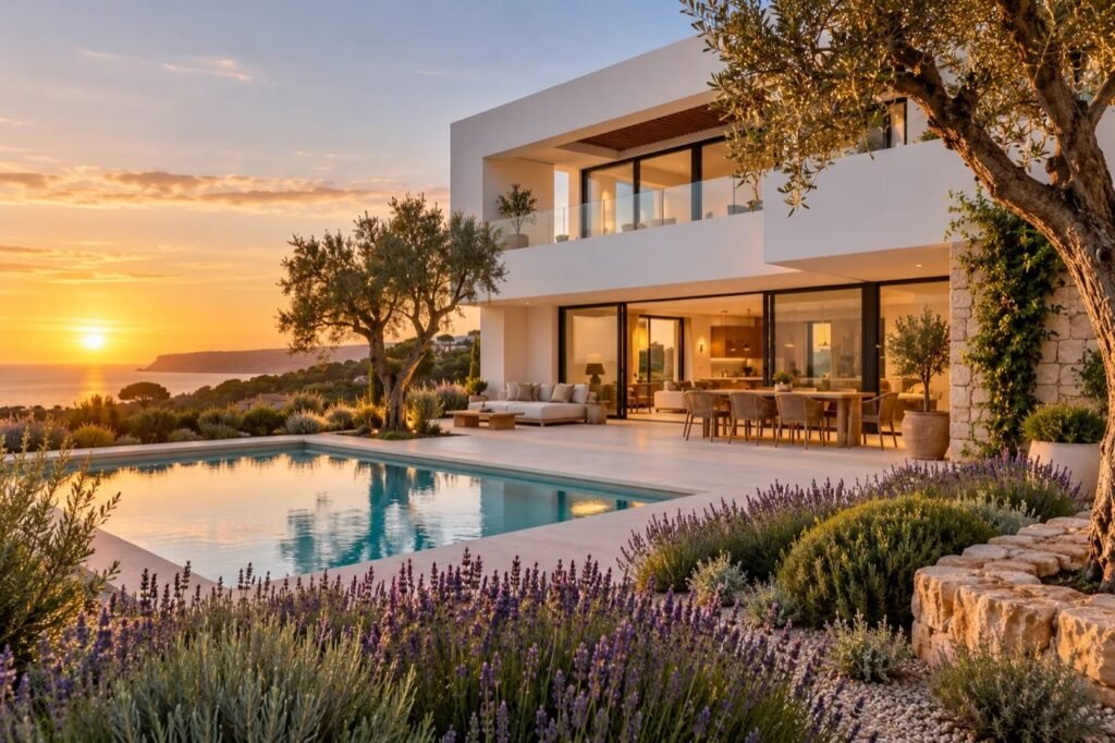 Moradia com piscina perto de Cascais (imagem fictícia)